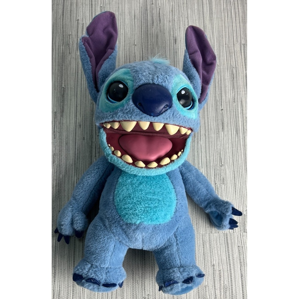 Disney Real FX Puppet Lilo & Stitch Interactive Animatronic 18" Talking Plush